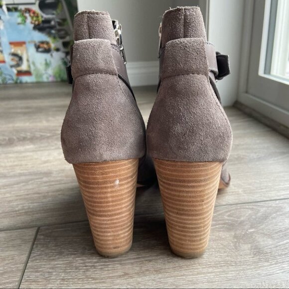 Cole Haan Minna Suede Leather Ankle Bootie - Picture 13 of 16